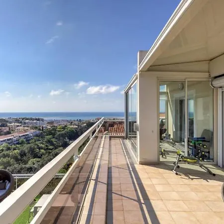Penthouse - Vue Panoramique - Prive - Piscine Commune