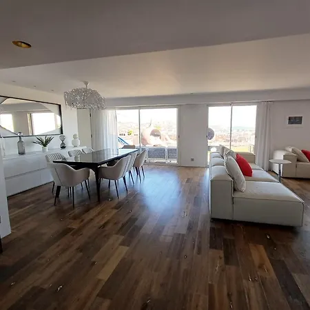 Penthouse - Vue Panoramique - Prive - Piscine Commune 公寓 *